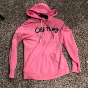 Long sleeved full zip hoodie